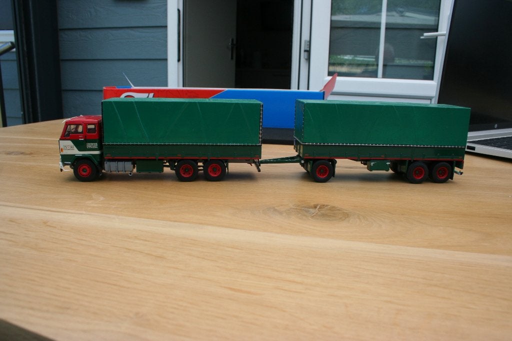 TEKNO Volvo F89 combi van DSW uit Steltenpool B.V., Ophalen of Verzenden, Zo goed als nieuw, Bus of Vrachtwagen, Tekno