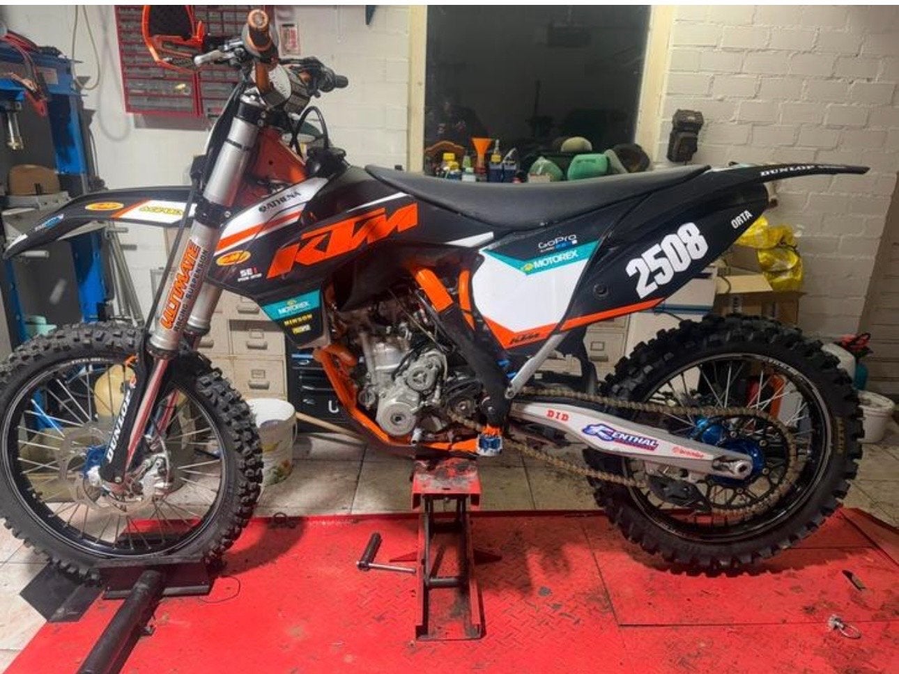 KTM SXF 250 (2015) gereviseerde motor, HGS uilaat, race ECU, Particulier, Gebruikt, Crossmotor