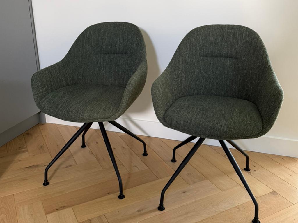 Draaibare eetkamer stoel, Huis en Inrichting, Stoelen, Ophalen, Overige kleuren, Zo goed als nieuw, Vier