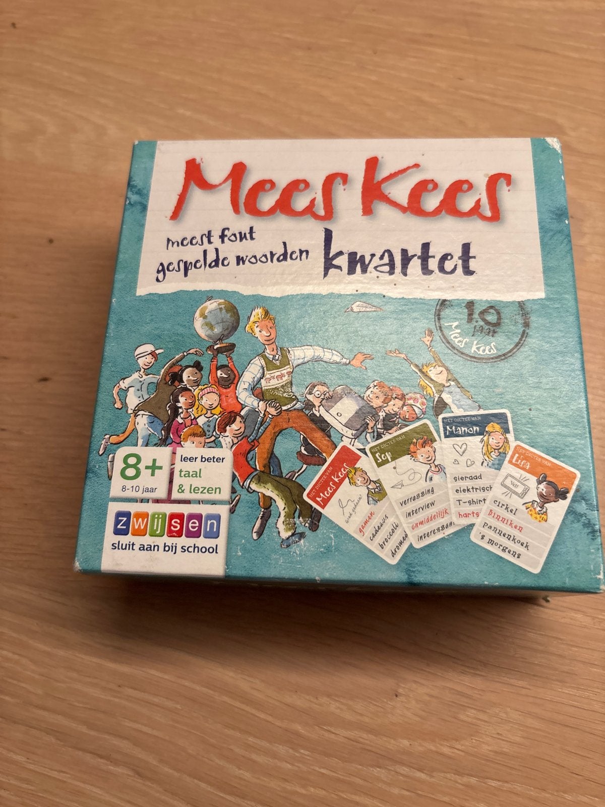 Mees Kees Meest Fout Gespelde Woorden Kwartet (8+), Drie of vier spelers, Ophalen of Verzenden, Gebruikt
