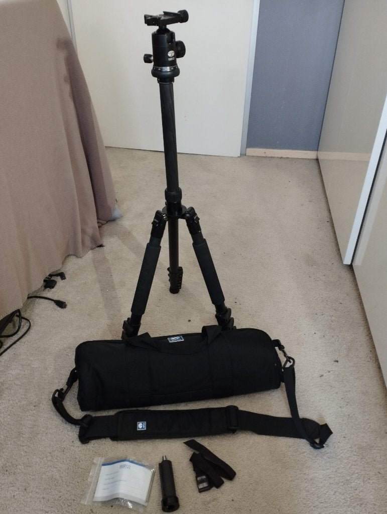 Sirui KTV224 statief met G-10KX balhoofd, Ophalen, Driepoot, Zo goed als nieuw, 150 tot 175 cm