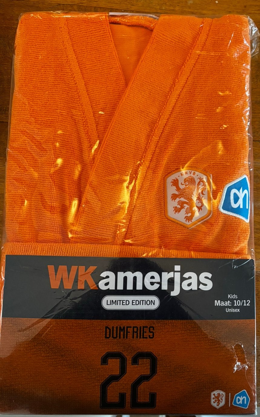 WK Kamerjas Kids Denzel Dumfries 22 Oranje Nederlands Elftal, Verzenden, Zo goed als nieuw