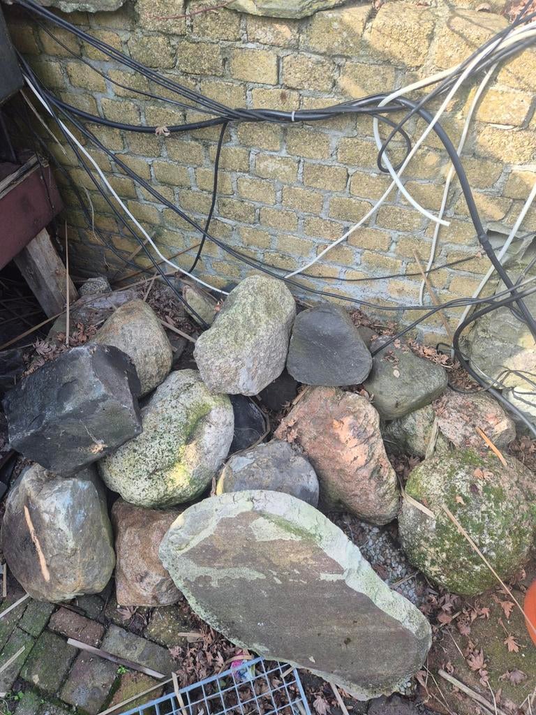 Mooie partij rotsen voor tuin of decoratie, Ophalen, Overige materialen, Gebruikt, Kei