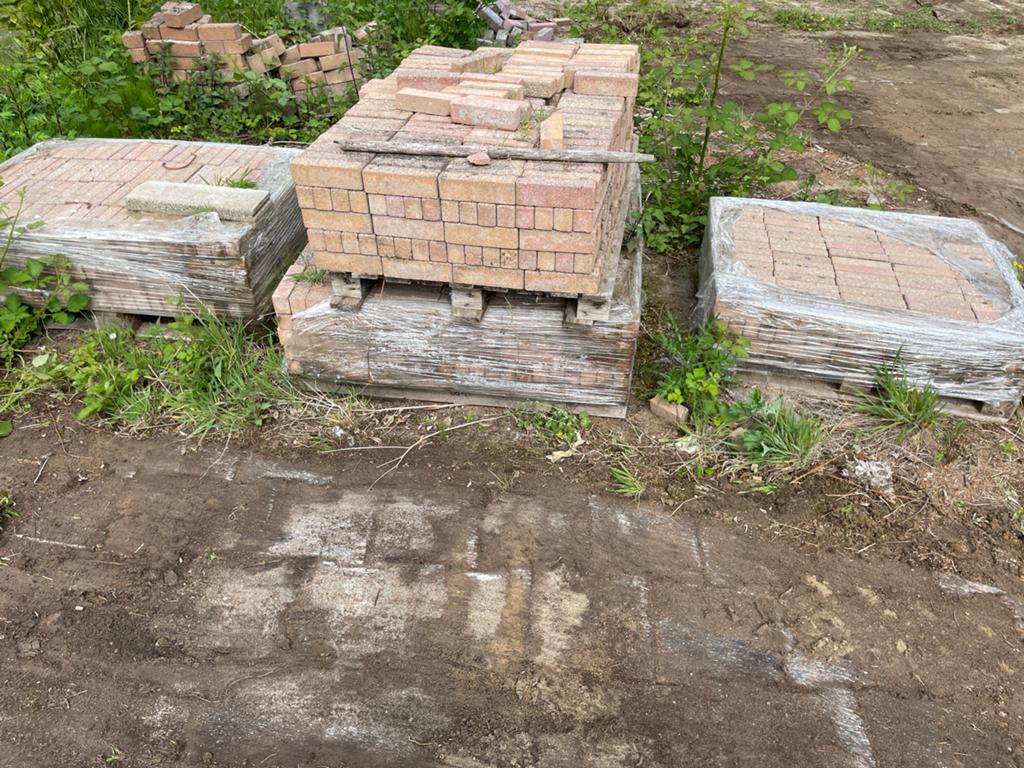 Gebruikte betonnen sierbestrating stenen, Ophalen, Gebruikt, Beton, Klinkers