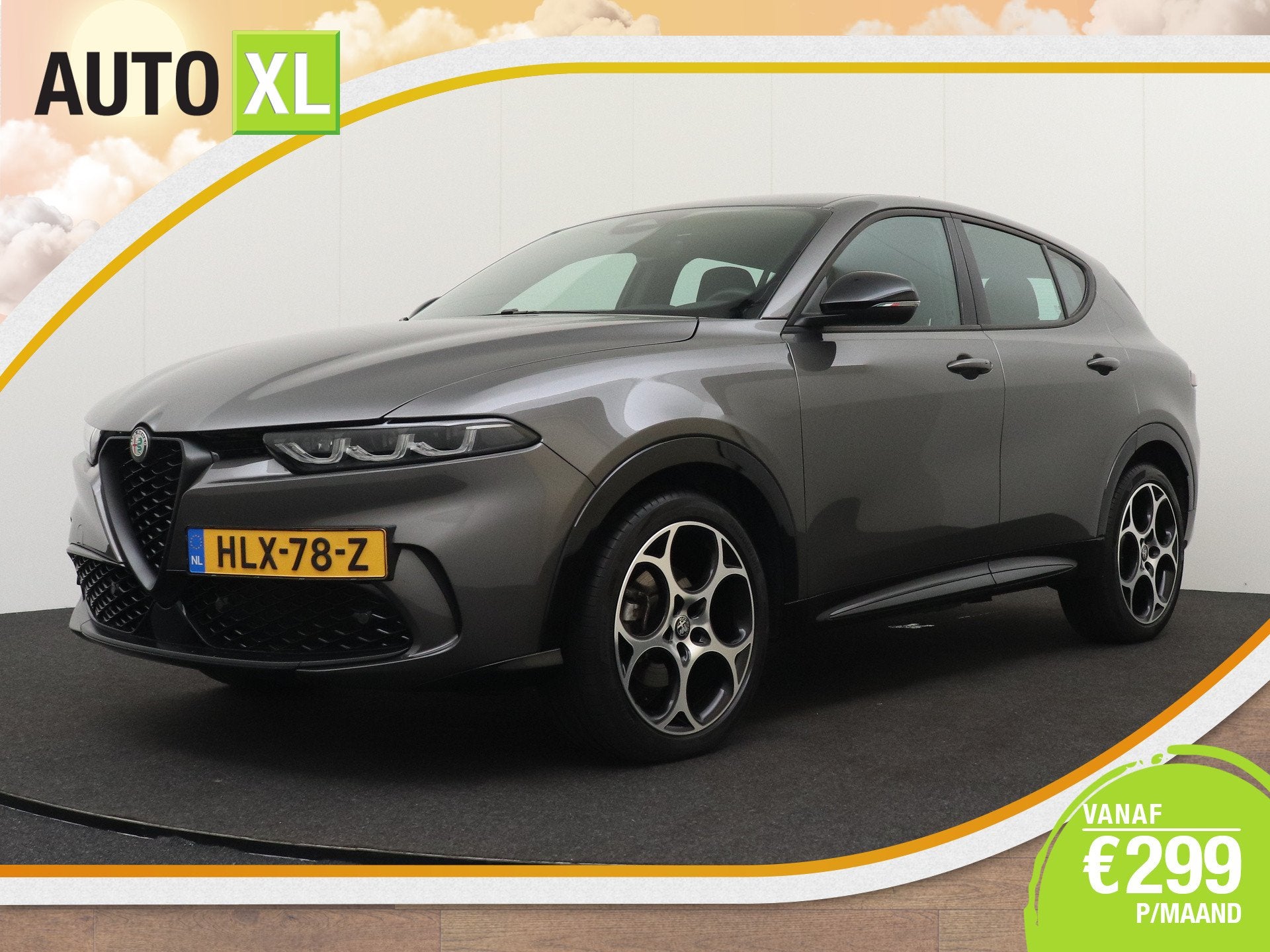 Alfa Romeo Tonale 1.5T Hybrid 131 PK Aut. Sprint Camera Adap, Auto's, Dealer onderhouden, Gebruikt, 4 cilinders, Leder en Stof