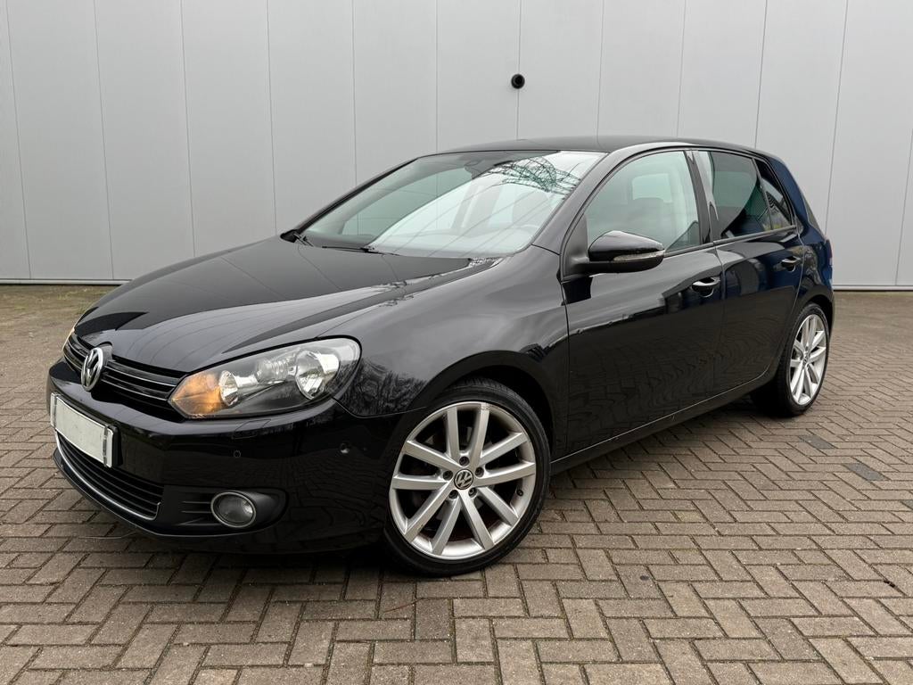 Volkswagen Golf 6 1.4 TSI DSG Automaat|Leer|Navi|PDC|Cruise., 4 cilinders, Zwart, Leder, Golf