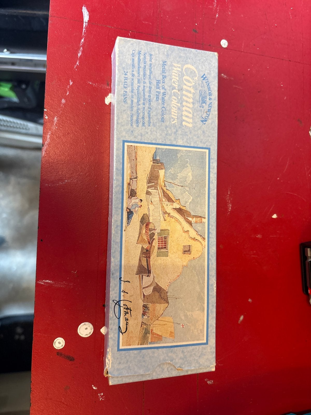 Vintage Cotman Water Colours - 24 napjes, Ophalen of Verzenden, Gebruikt, Waterverf