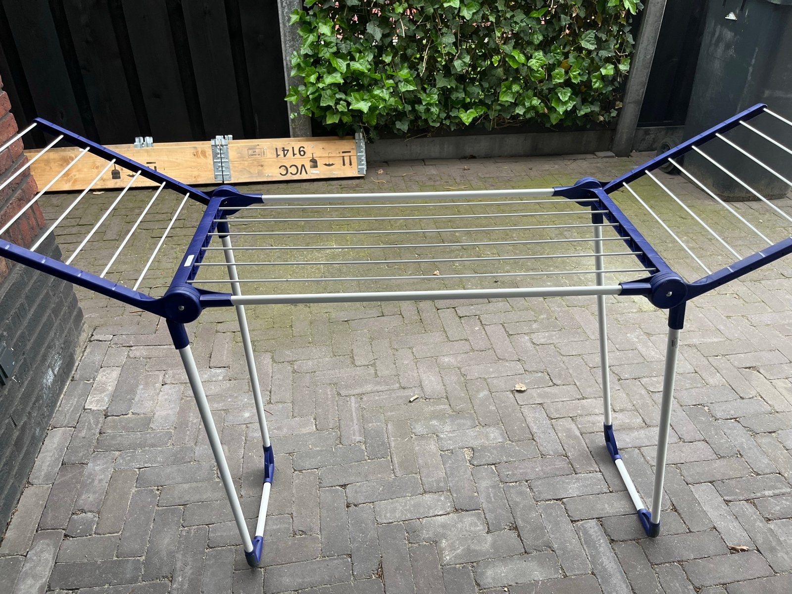 Compact opvouwbaar wasrek - Ideaal voor camping of thuis, Tuin en Terras, Droogmolens en Wasrekken, Gebruikt, Wasrek, Ophalen