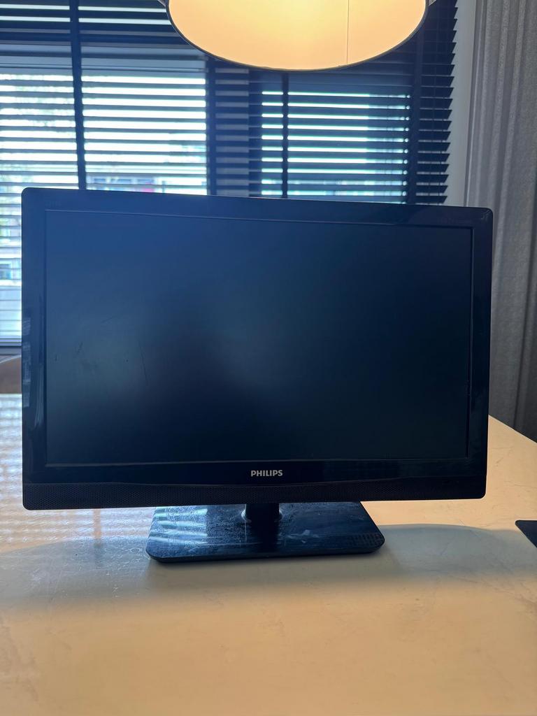 Philips 221TE4L 22 inch tv monitor met HDMI VGA en SCART, Ophalen of Verzenden, Zo goed als nieuw, 50 Hz, Philips