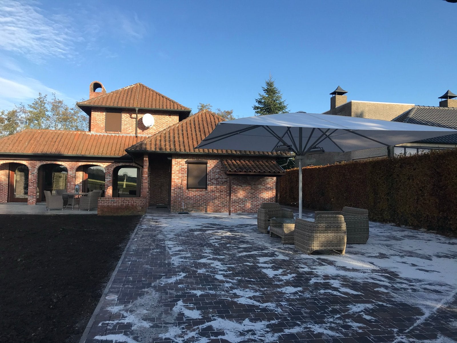 Horeca parasols - Diverse maten en types beschikbaar, Ophalen of Verzenden, Stokparasol, Meer dan 4 meter, Verstelbaar