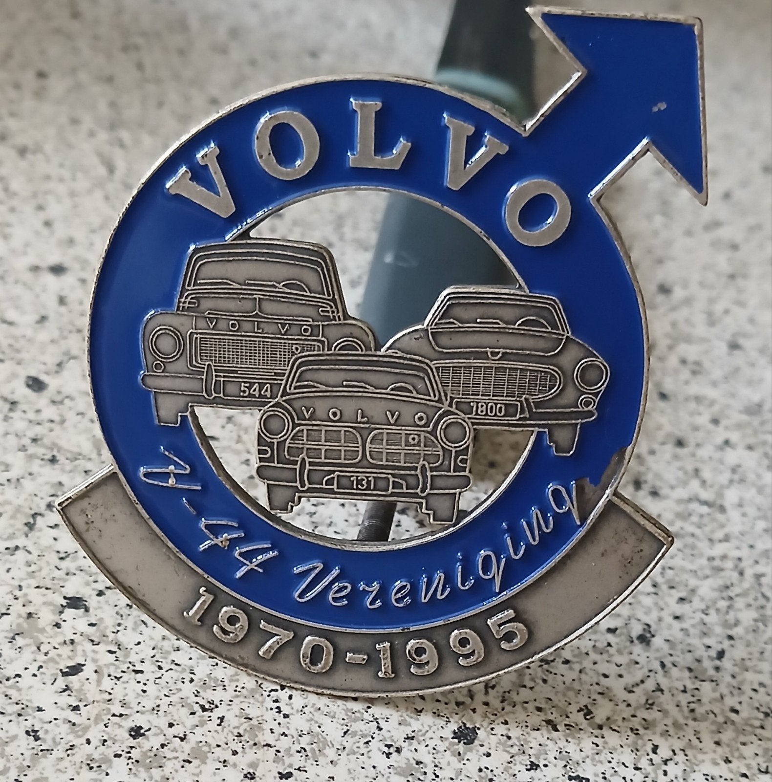 Volvo V-44 Vereniging jubileumbadge, Ophalen of Verzenden, Gebruikt