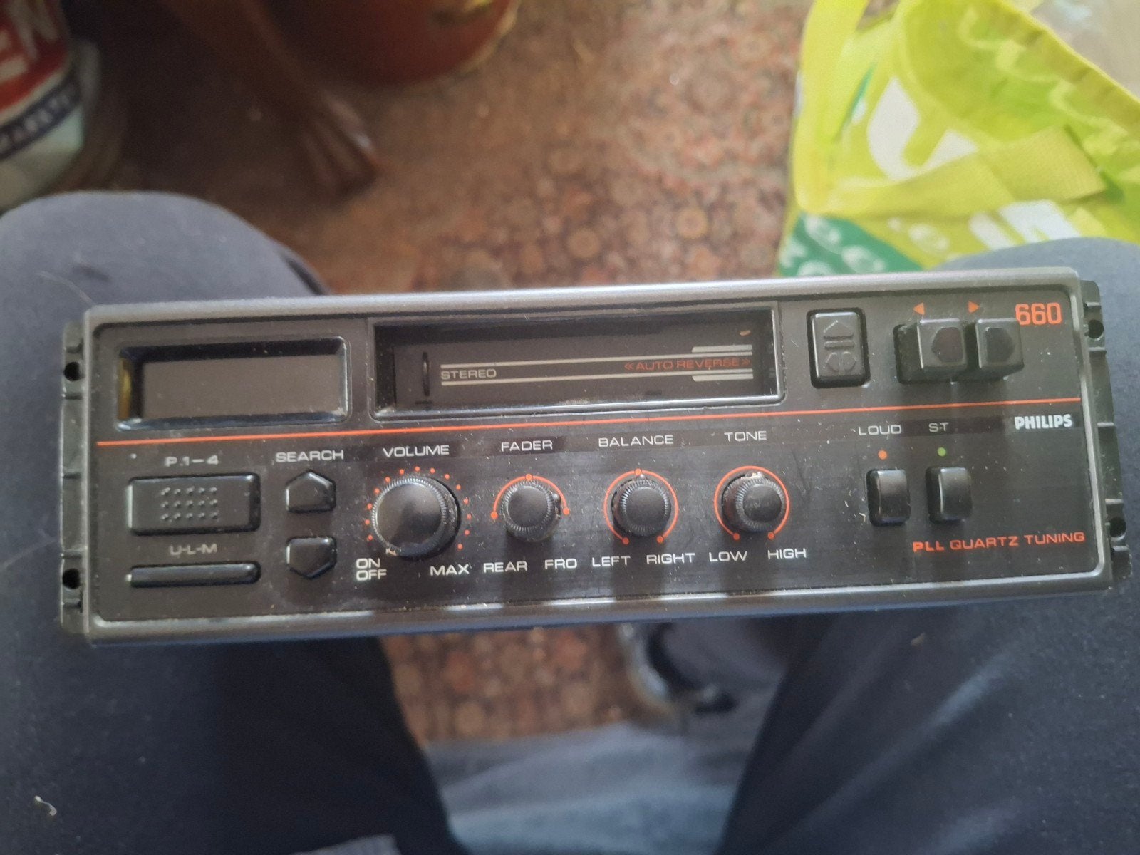 Philips Autoradio Cassette Speler 22DC660/00, Ophalen of Verzenden, Gebruikt