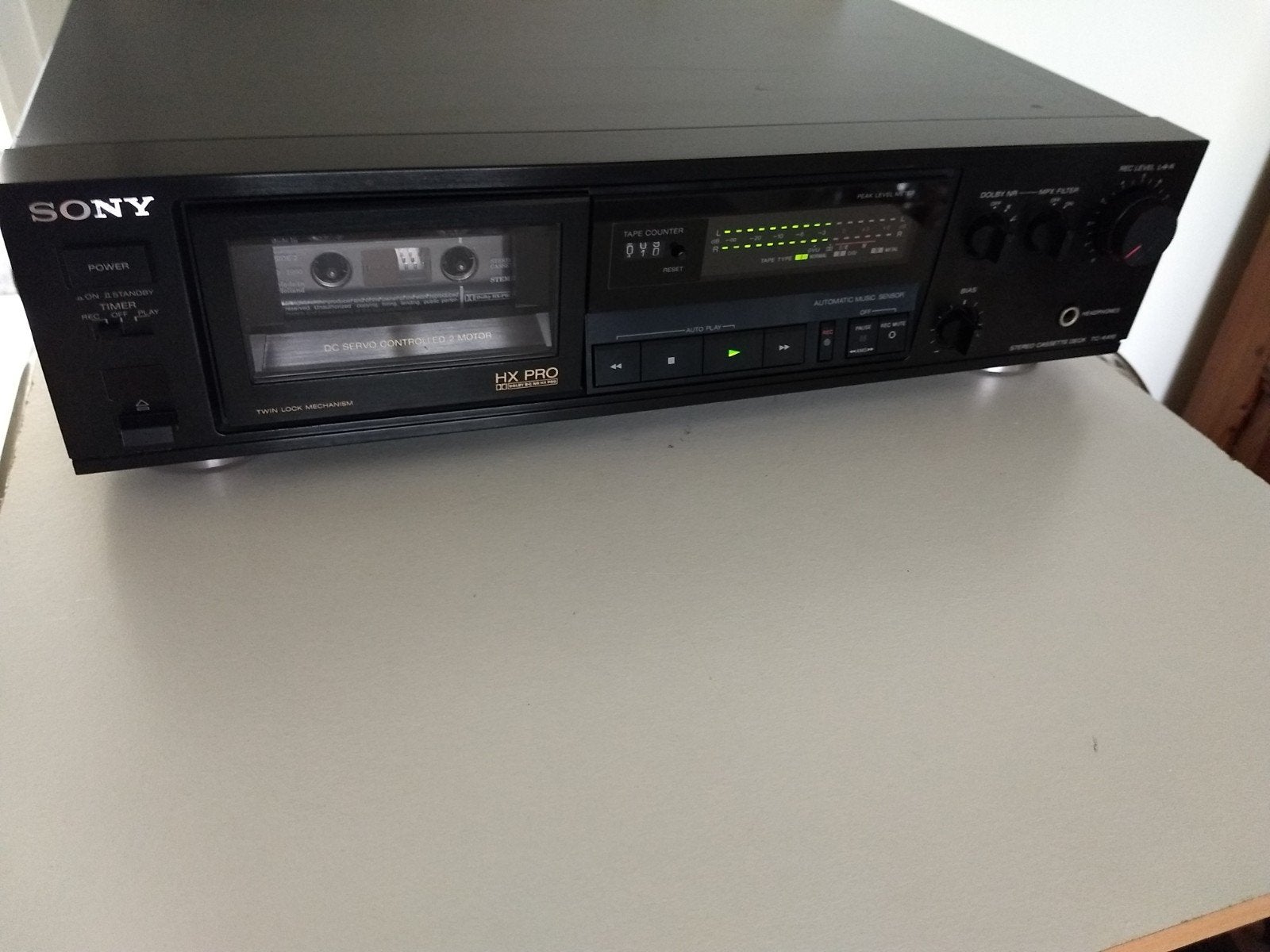 goede Sony Cassettedeck, Audio, Tv en Foto, Cassettedecks, Ophalen, Enkel, Sony, Tiptoetsen