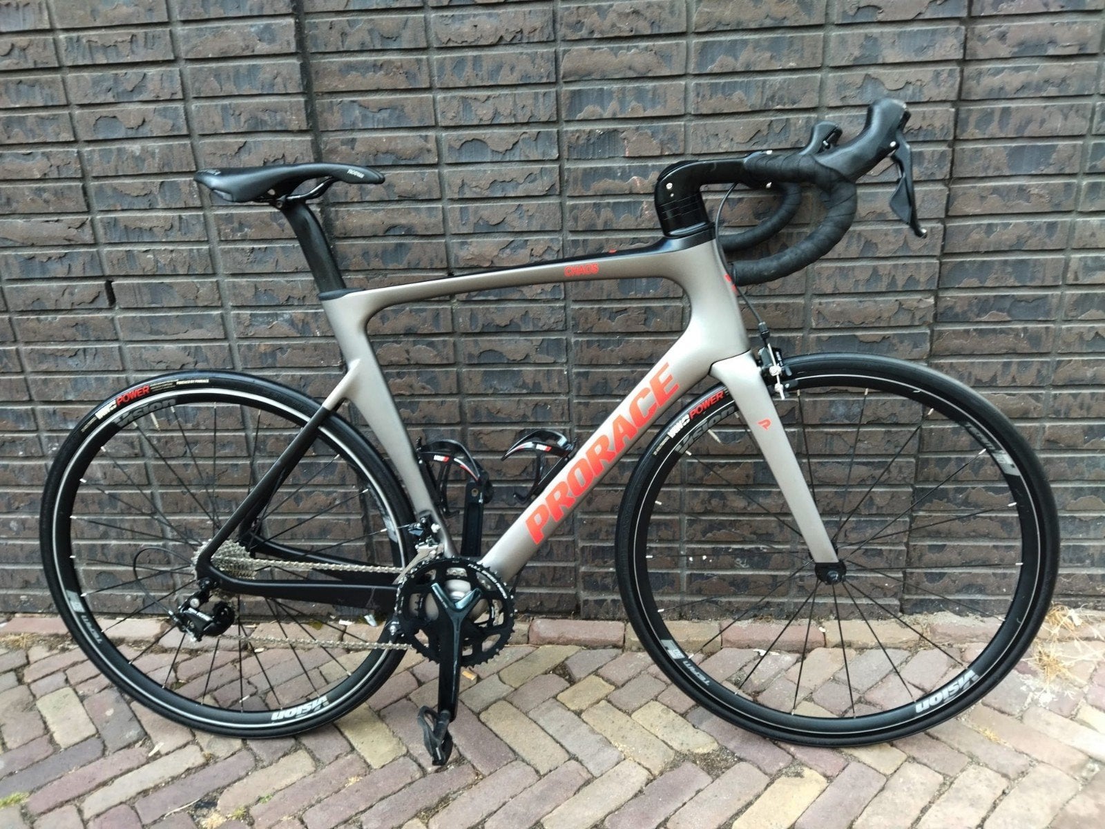 Prorace Chaos Full Carbon Nieuw staat Shimano 105 2x11, 28 inch, Carbon, Zo goed als nieuw, Meer dan 20 versnellingen