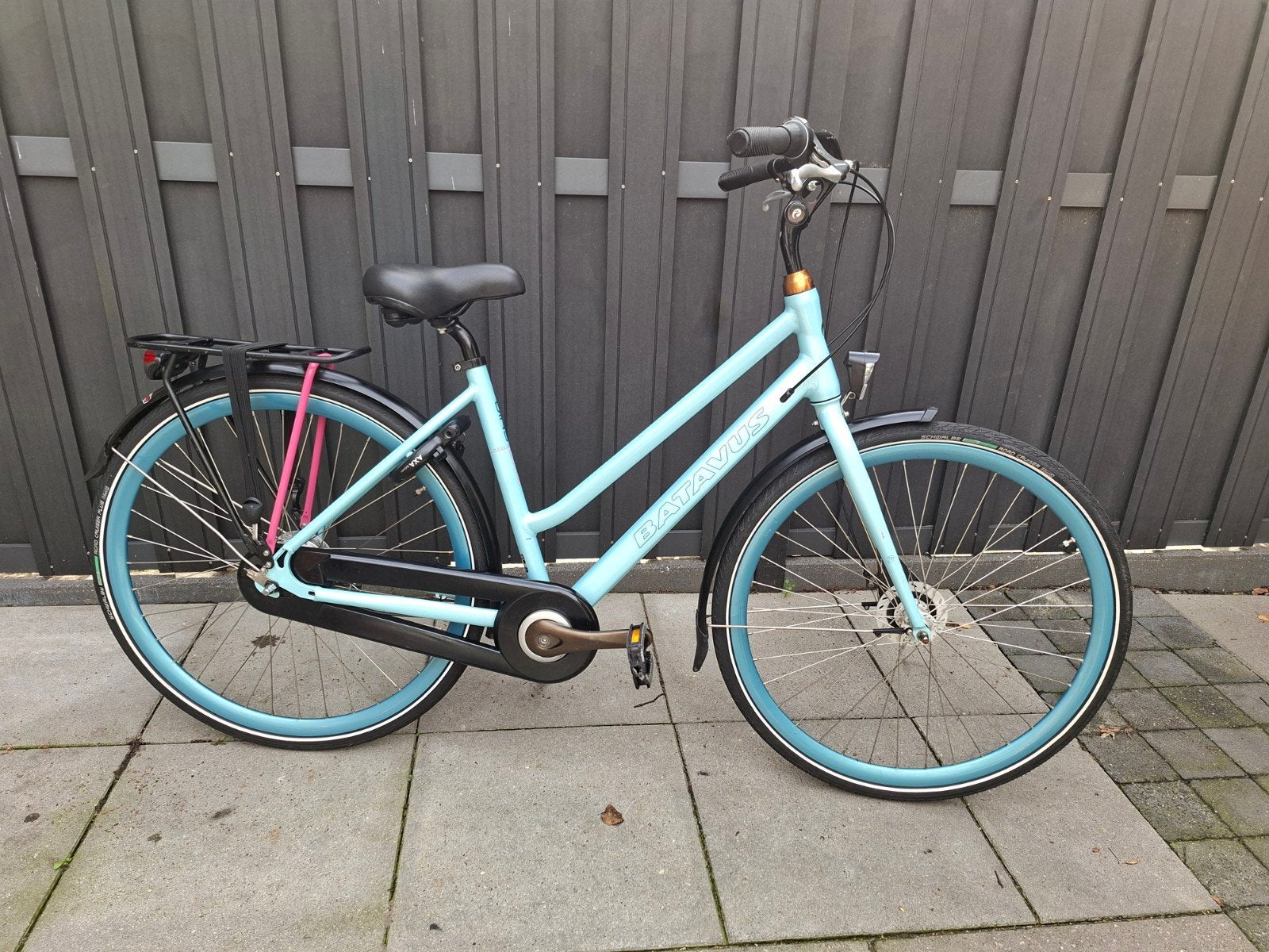 Batavus Dinsdag Damesfiets 48cm, 7 versnellingen, Ophalen, Gebruikt, 47 tot 50 cm, Versnellingen