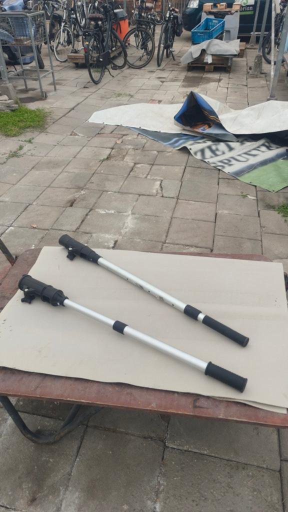 telescopische verleng stok voor buitenboordmotor, Ophalen of Verzenden, Zo goed als nieuw, Overige typen