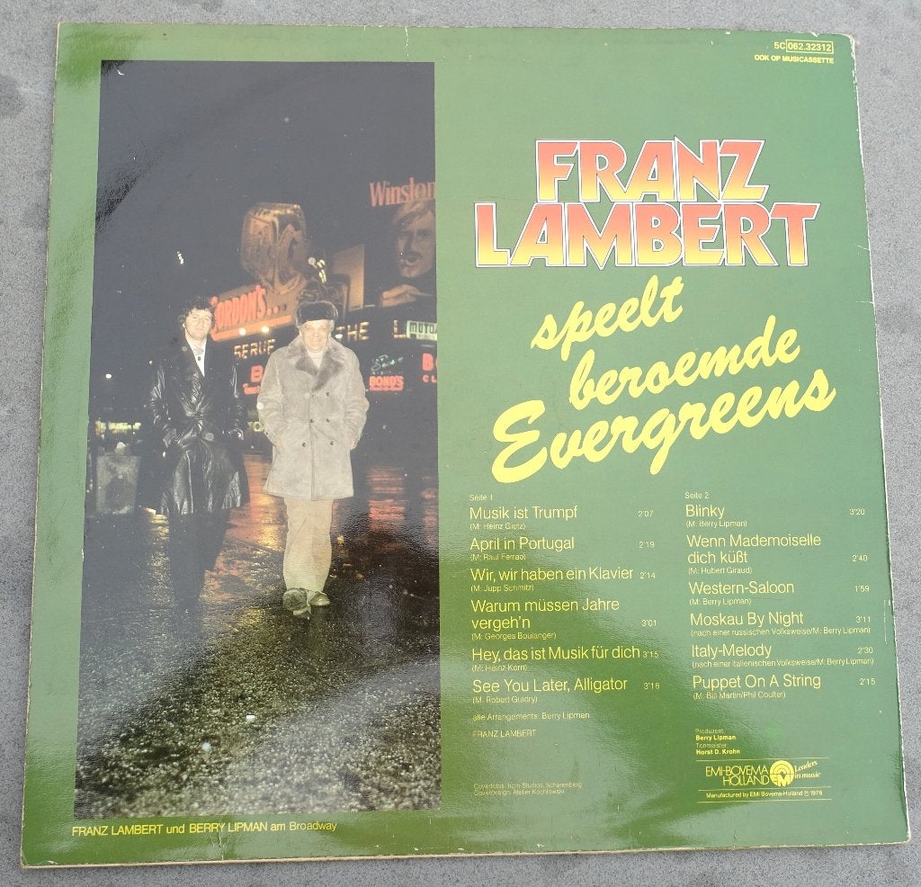 Franz Lambert speelt beroemde Evergreens LP, LP, Zo goed als nieuw, 12 inch, Fotohoes