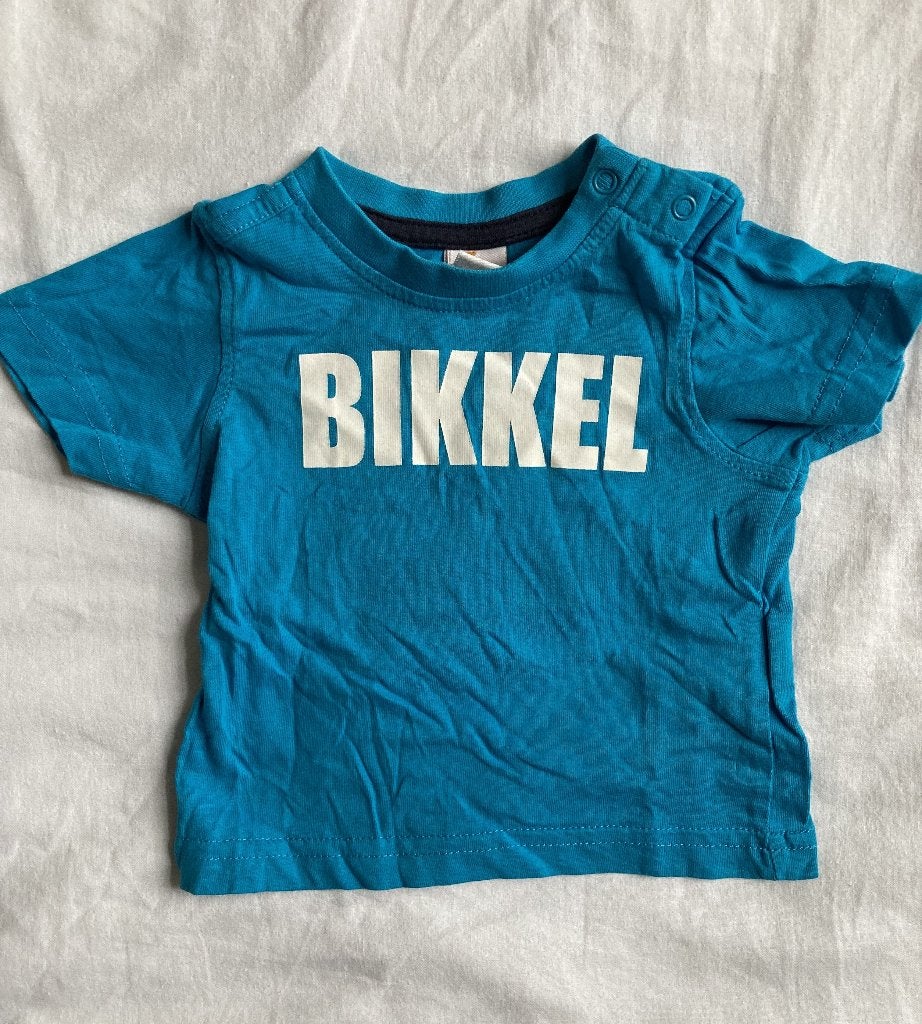 FRENDZ tshirt bikkel blauw maat 62, Verzenden, Frendz, Zo goed als nieuw, Jongetje