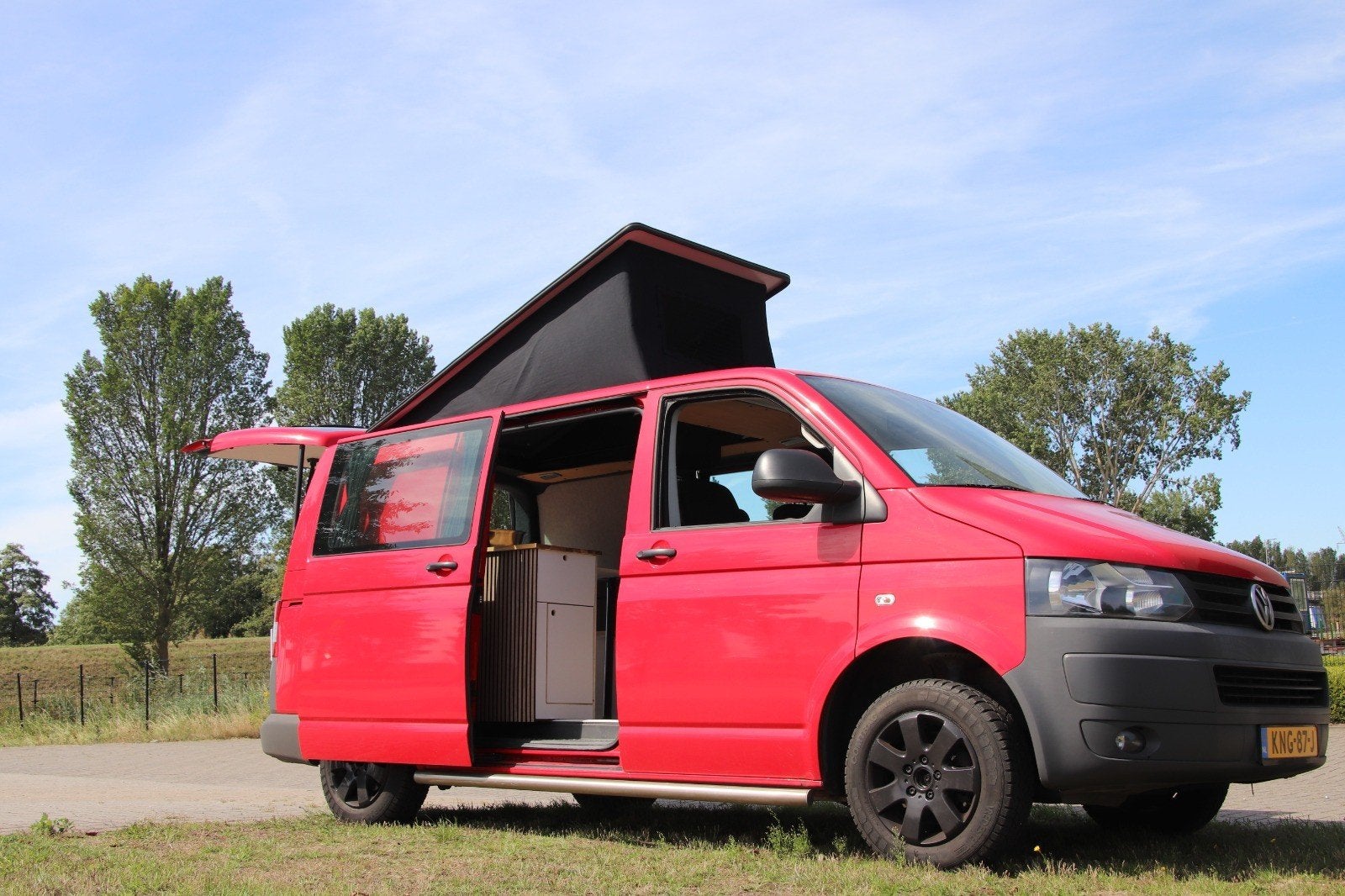 VW T5.1 Camper TDI Bluemotion, Caravans en Kamperen, Chemisch toilet, Buscamper of Camperbus, Volkswagen, Alarm
