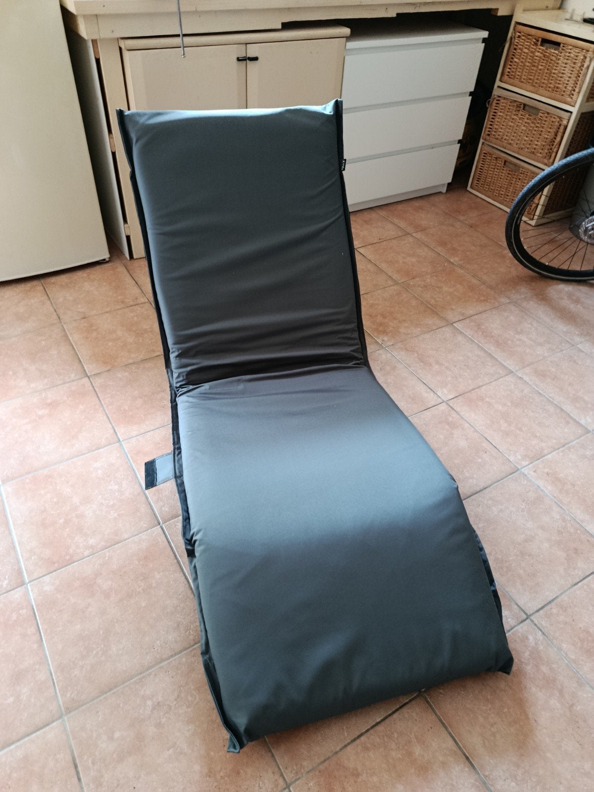 2x Verstelbaar Ligbed/ Strandbed met Meeneembare Hoes, Tuin en Terras, Ligbedden, Ophalen, Nieuw, Aluminium, Verstelbaar