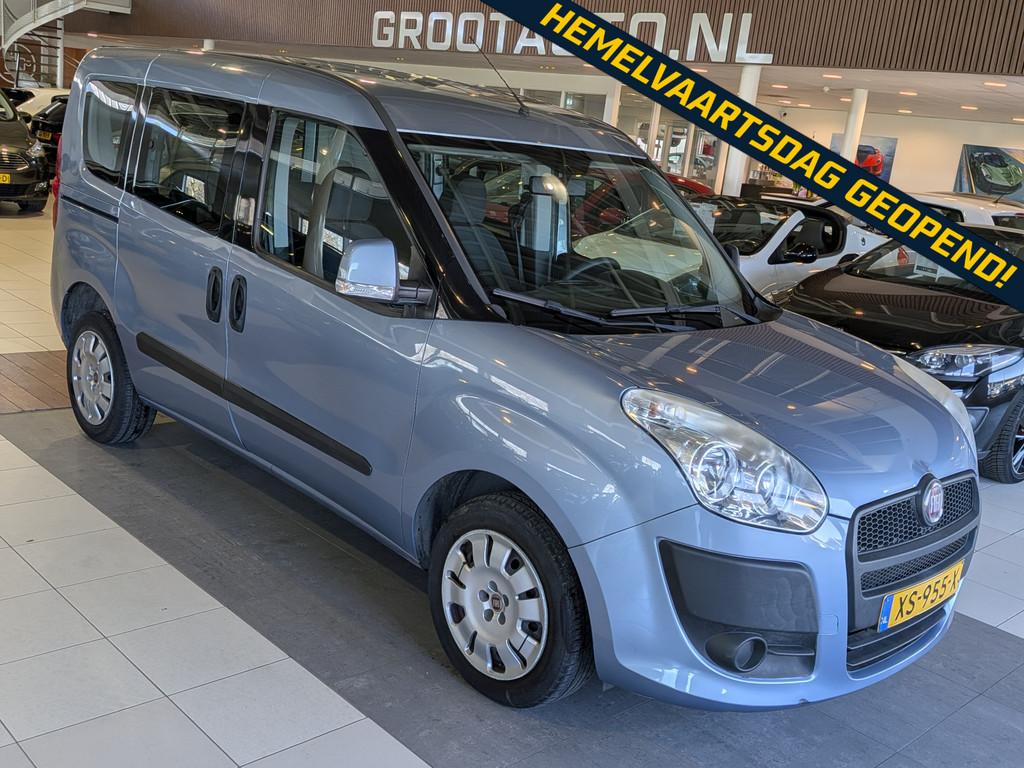Fiat Doblò 1.4 Dynamic Airco, Stuurbekrachtiging (bj 2013), Auto's, Fiat, Voorwielaandrijving, Stof, Gebruikt, Doblo