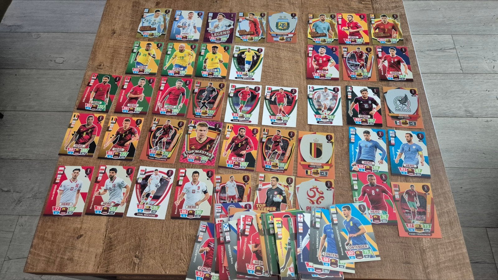 95 st. FIFA WORLD CUP 2022 VOETBALPLAATJES, Ophalen of Verzenden, Nieuw, Buitenlandse clubs, Poster, Plaatje of Sticker