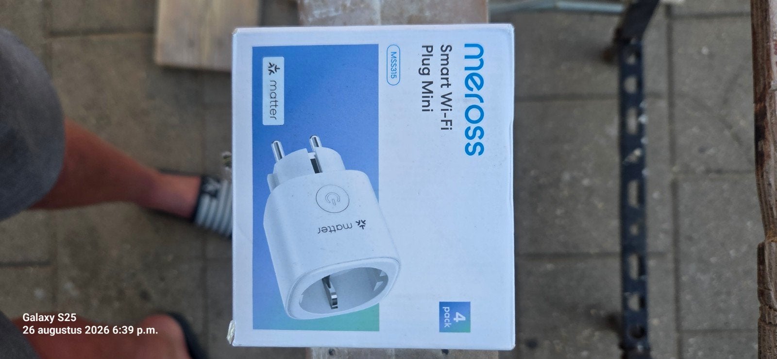 Meross Smart Wi-Fi Plug Mini (4-pack) - Nieuw, Kunststof, Ophalen of Verzenden, Zo goed als nieuw, Modern