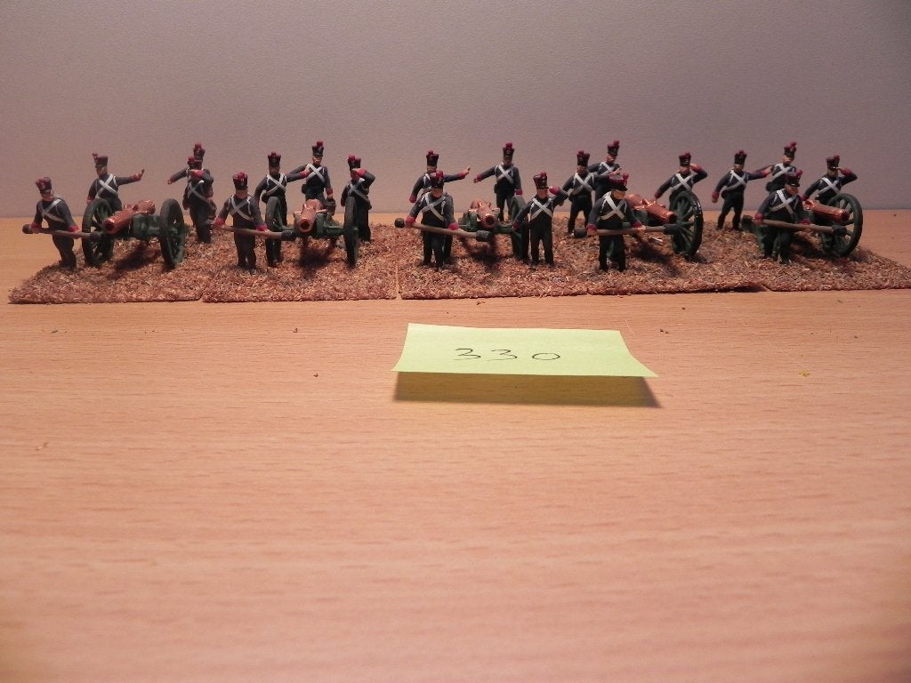 Slag bij Waterloo, artillery Frankrijk(330)Prince August, Ophalen of Verzenden, Nieuw, 1:35 tot 1:50, Figuur of Figuren