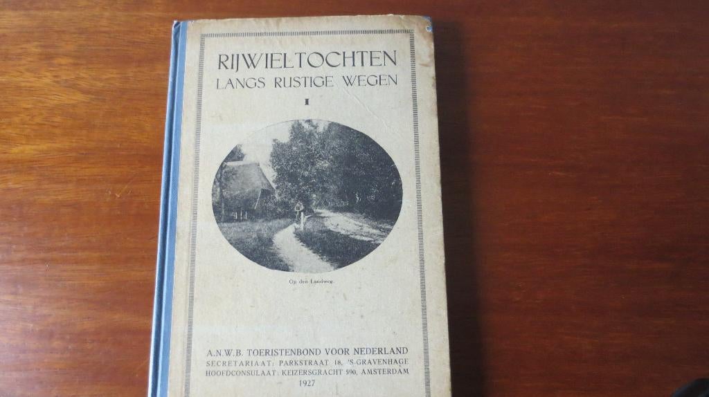 anwb  rijwieltochten langs rustige wegen 1927, ANWB, Ophalen of Verzenden, Zo goed als nieuw, Campinggids