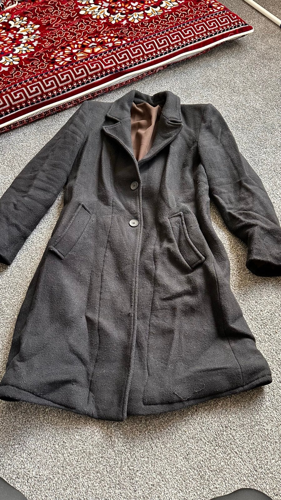 Zara jas met handgemaakte binnenkant Maat M, Ophalen of Verzenden, Gedragen, Zwart