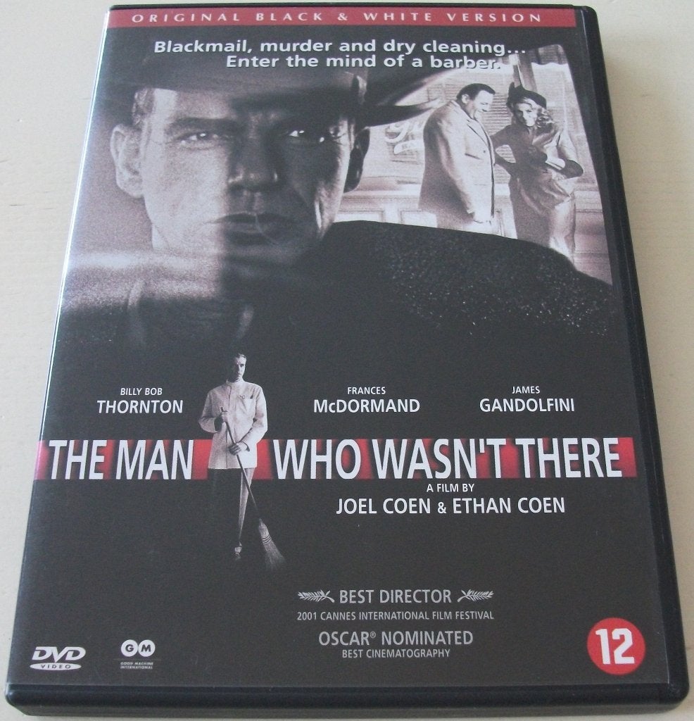 Dvd *** MAN WHO WASN'T THERE *** Black & White Version, Vanaf 12 jaar, Ophalen of Verzenden, Zo goed als nieuw, Overige gebieden