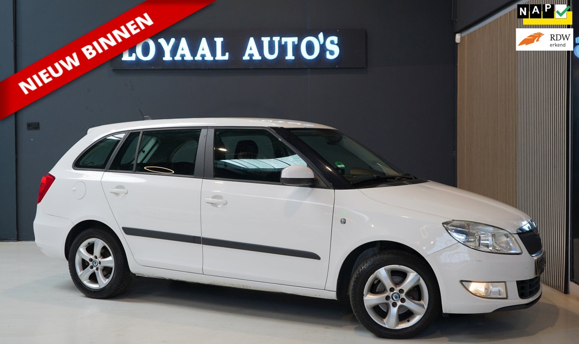 Skoda Fabia Combi 1.2 TDI Greenline | NAVI | AIRCO | ELEK.RA, Auto's, Voorwielaandrijving, Euro 5, 1199 cc, Wit