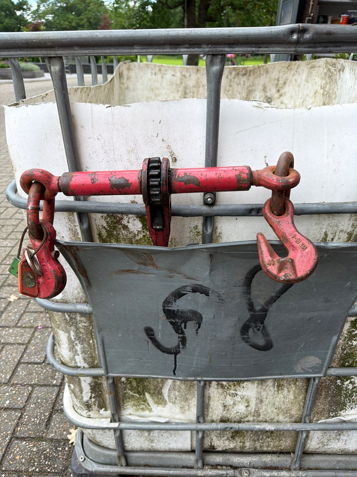 Ketting spanner, Ophalen of Verzenden, Gebruikt, Handmatig