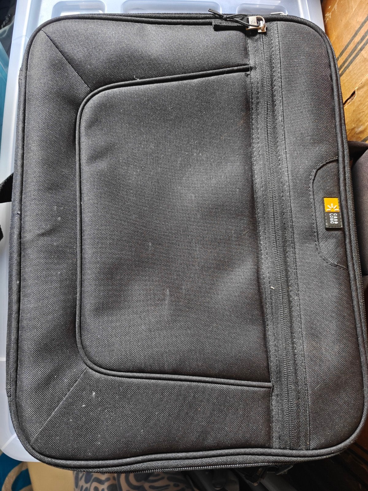Case Logic Laptoptas 15.6 inch Zwart, Gevoerd laptopvak, 15 inch, Ophalen of Verzenden, Zo goed als nieuw