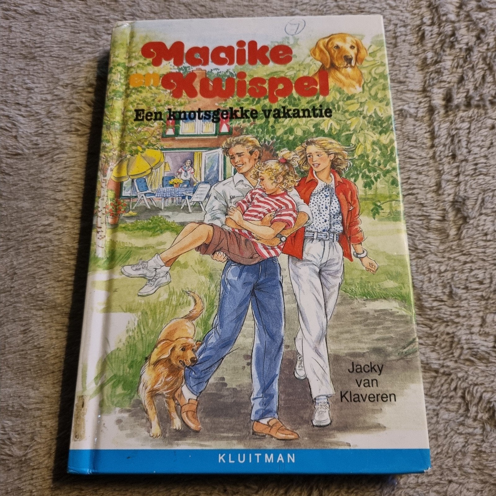 Maaike en Kwispel: Een knotsgekke vakantie, Ophalen of Verzenden, Gelezen, Jacky van Klaveren, Fictie algemeen