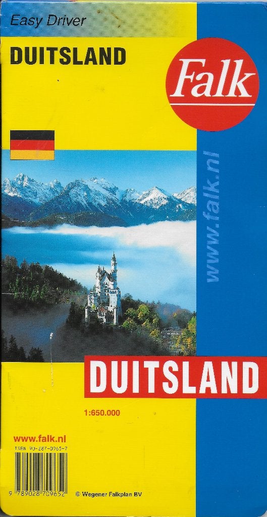 pr46 Falkplan Plattegrond / Autokaart van Duitsland, Ophalen of Verzenden, Duitsland, 1800 tot 2000, Landkaart