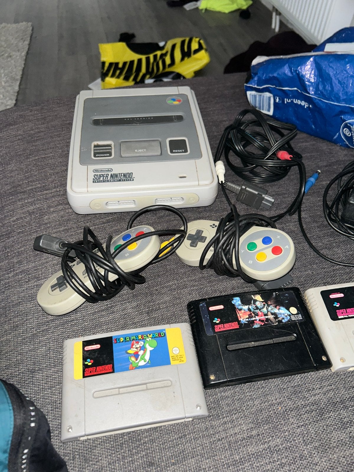 Super Nintendo Entertainment System (SNES) met games, Spelcomputers en Games, Spelcomputers | Nintendo Super NES, Ophalen of Verzenden