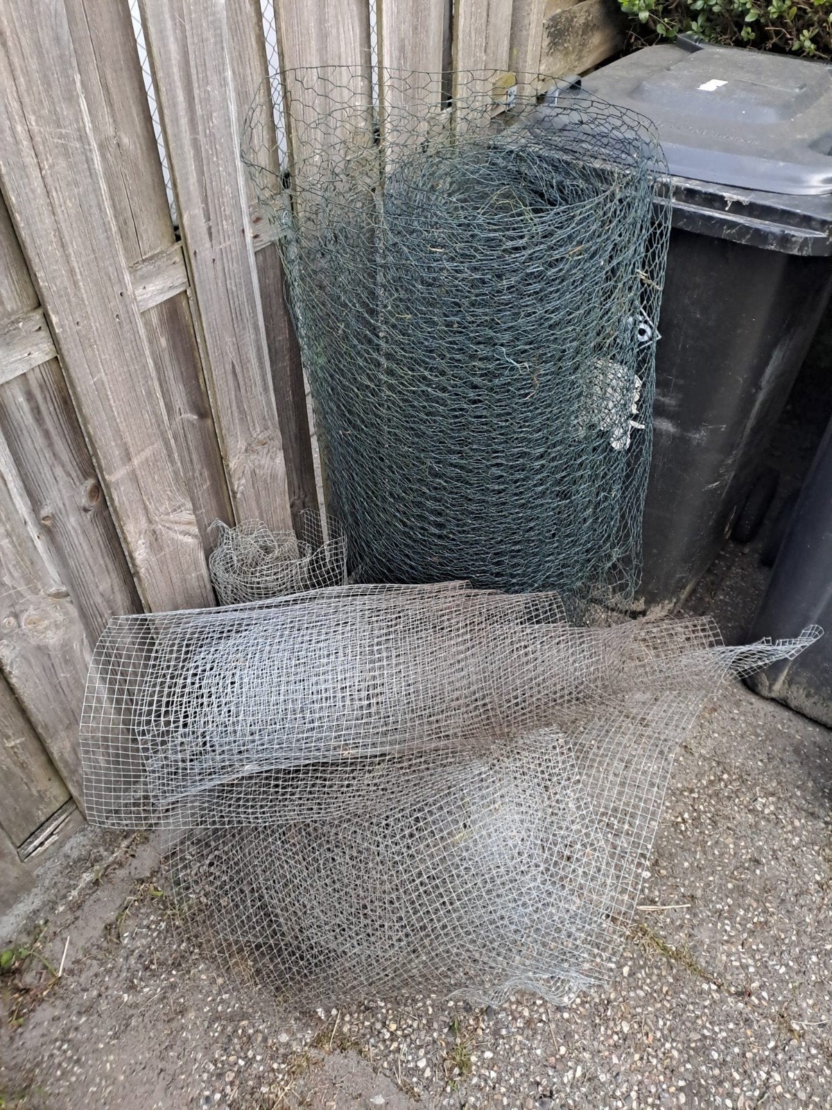 restanten kippengaas en kuikengaas, Tuin en Terras, Gaas en Draad, Ophalen, Gebruikt, Gaas