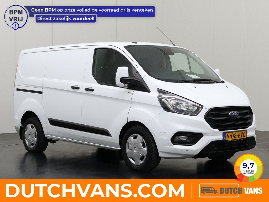 Ford Transit Custom 2.0TDCI 130PK Automaat Navigatie | Camer, Gebruikt, Euro 6, 4 cilinders, Wit