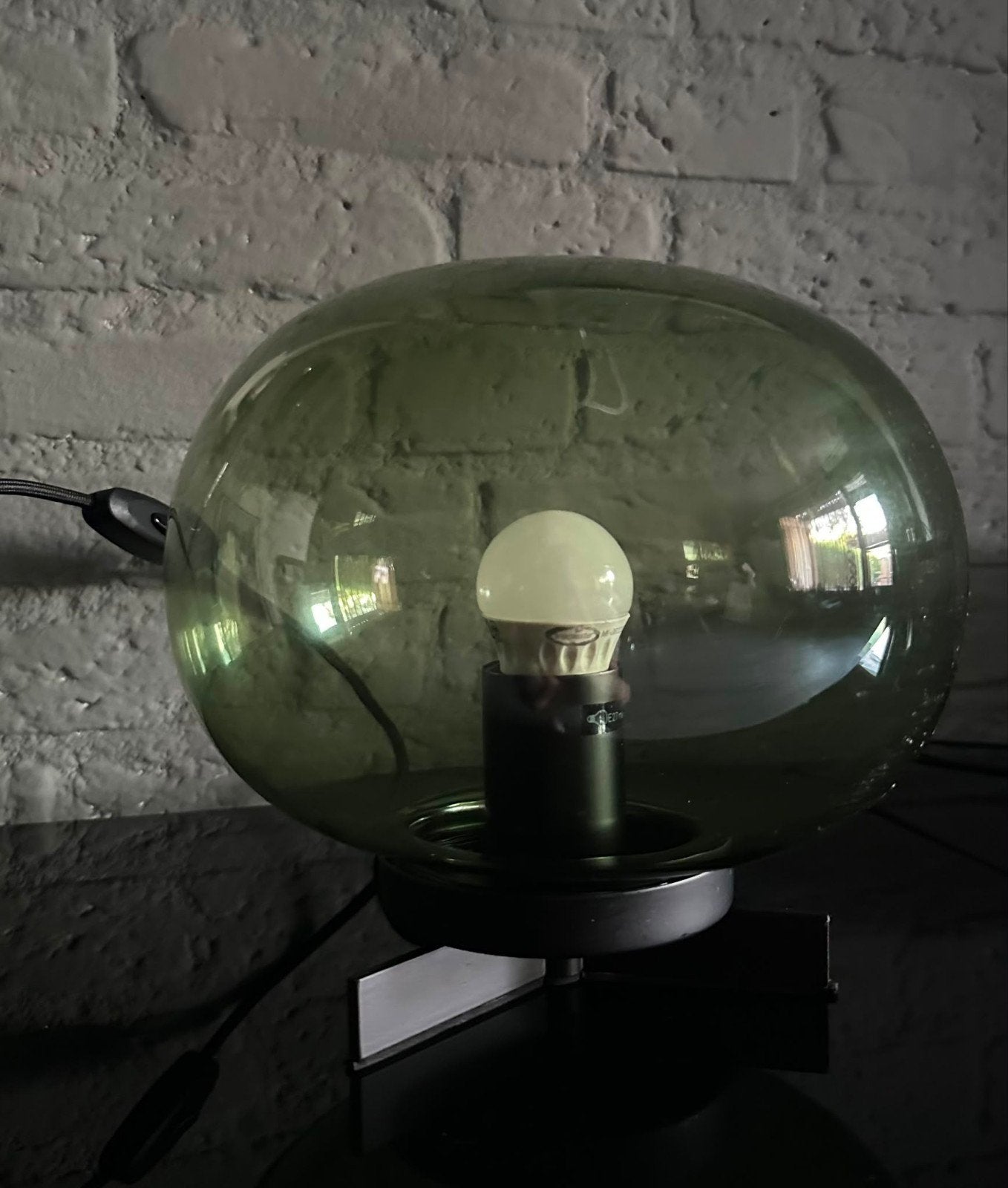 KARWEI Tafellamp Amee groen - Zo goed als nieuw, Huis en Inrichting, Lampen | Tafellampen, Ophalen
