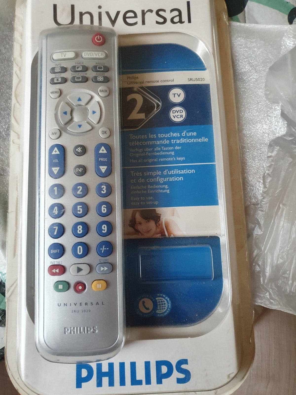 Philips Universele Afstandsbediening SRU5020, Ophalen of Verzenden, Nieuw, Universeel, Tv