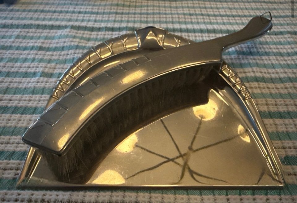 Vintage WMF Stoffer en Blik - Art Deco Stijl, Ophalen of Verzenden