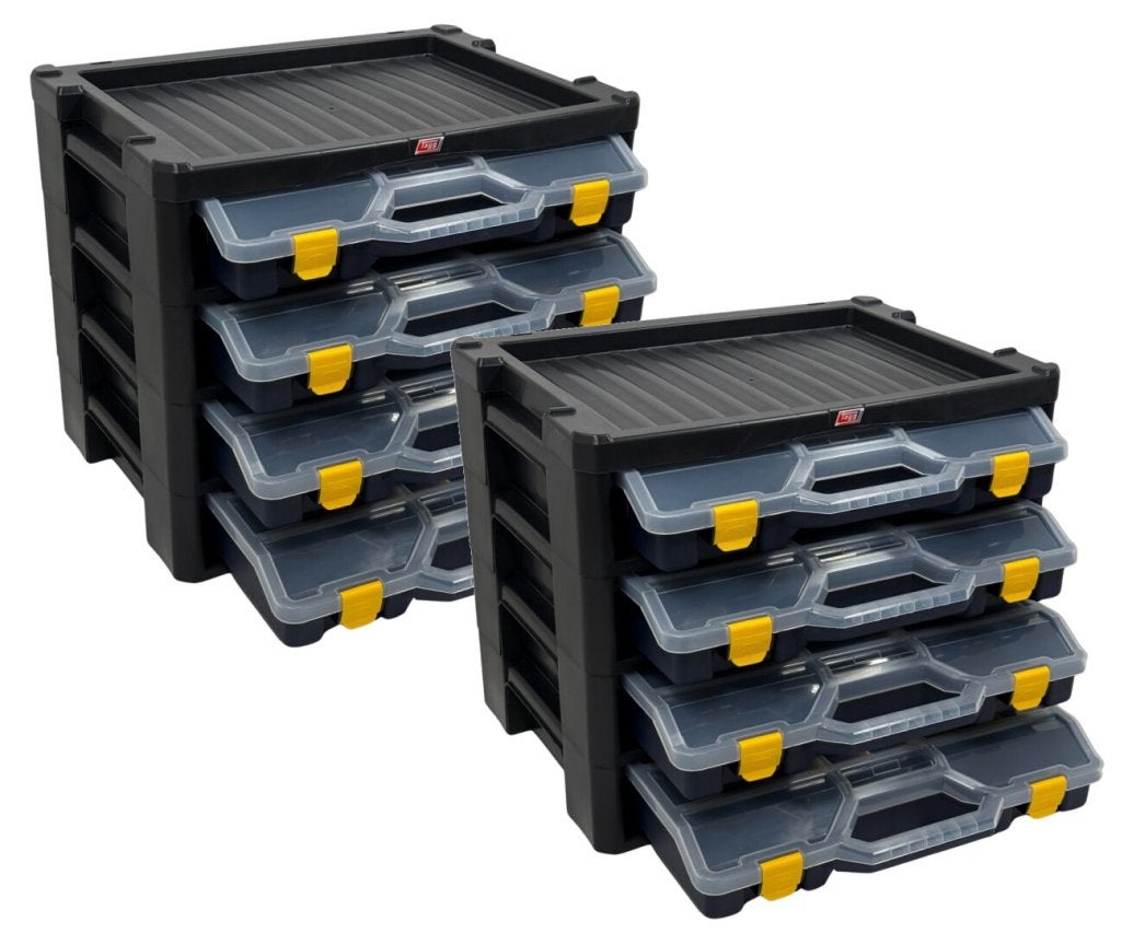 Tayg Multibox 3 2x Assortimentsdoos 4-delig - L530 x B376 x, Niet ingevuld, Niet ingevuld, Niet ingevuld