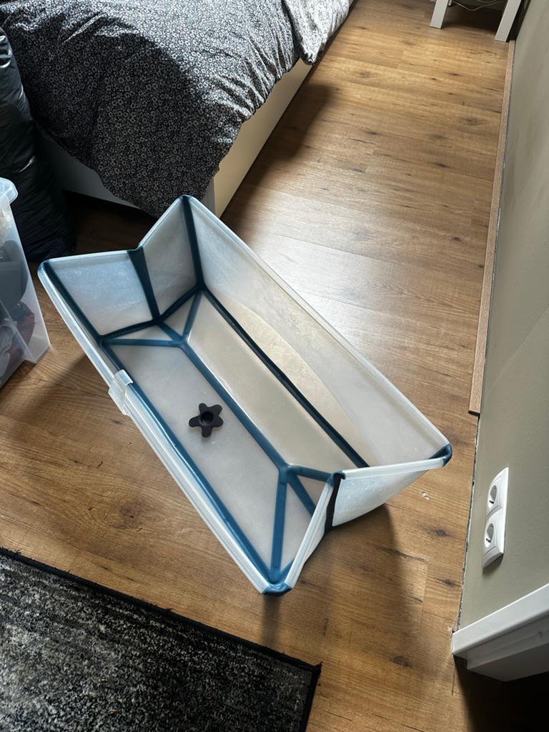 Stokke Flexi Bath XL opvouwbaar babybadje, Kinderen en Baby's, Badjes en Verzorging, Gebruikt, Badje, Standaard, Ophalen
