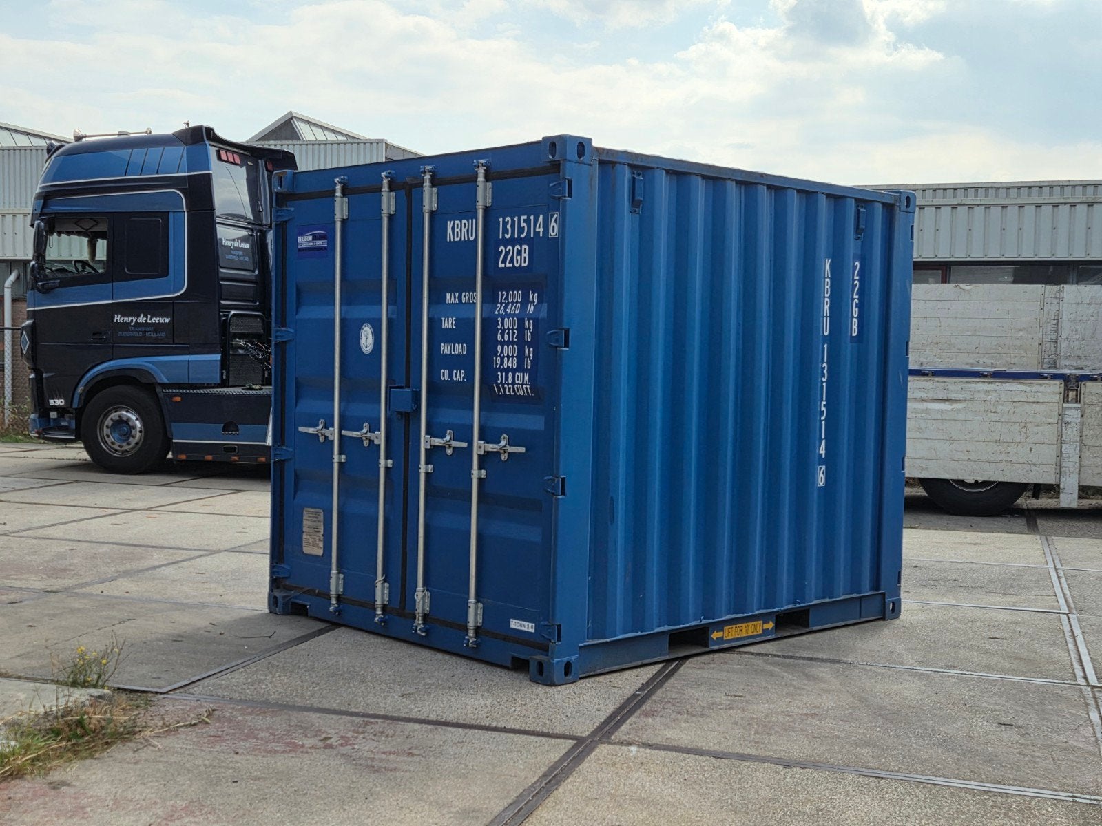 10ft container dubbeldeurs, Ophalen of Verzenden