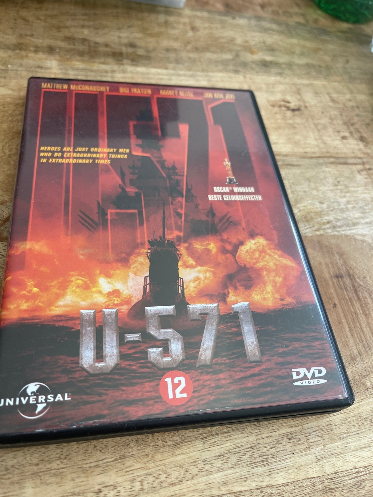 U-571 DVD - Oscarwinnende oorlogsfilm, Nederlands, Ophalen of Verzenden, Oorlog, Vanaf 12 jaar