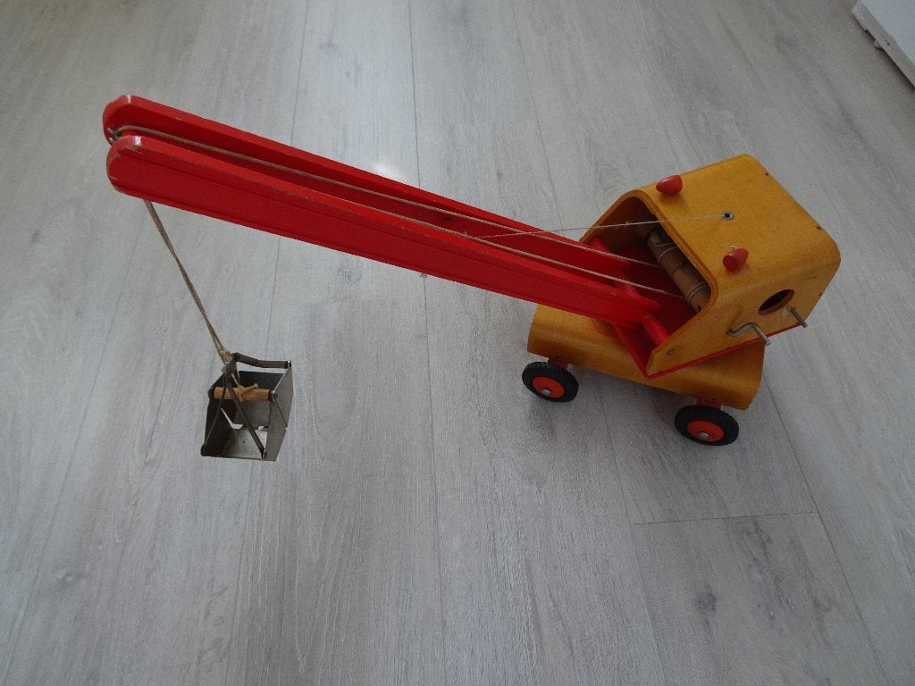 houten hijskraan jaren 70, Ophalen of Verzenden, Zo goed als nieuw