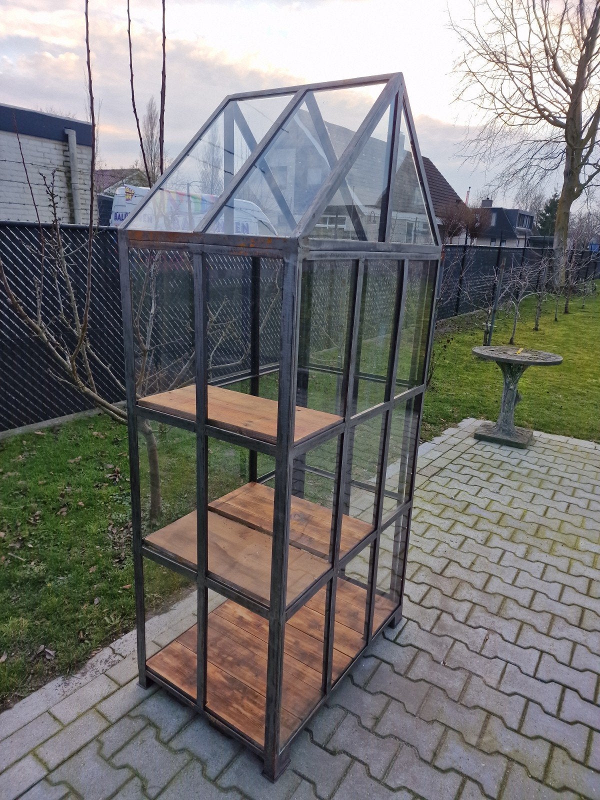 Tuinkas kweek kas tuinkas, Ophalen