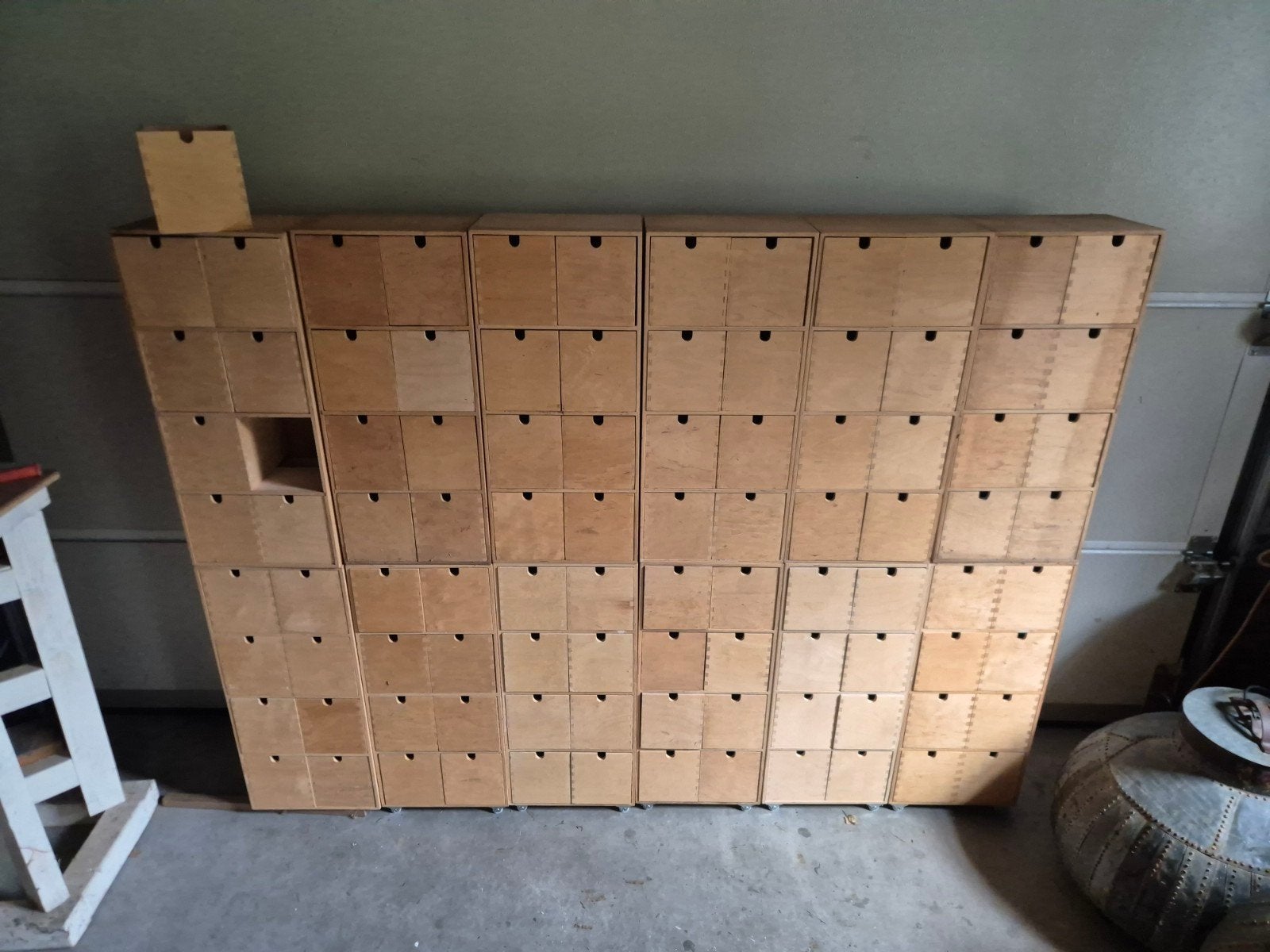 Apothekerskasten, 80 lades in totaal, Ikea Moppe Vintage, Huis en Inrichting, Ophalen, 25 tot 50 cm, 200 cm of meer, 150 tot 200 cm