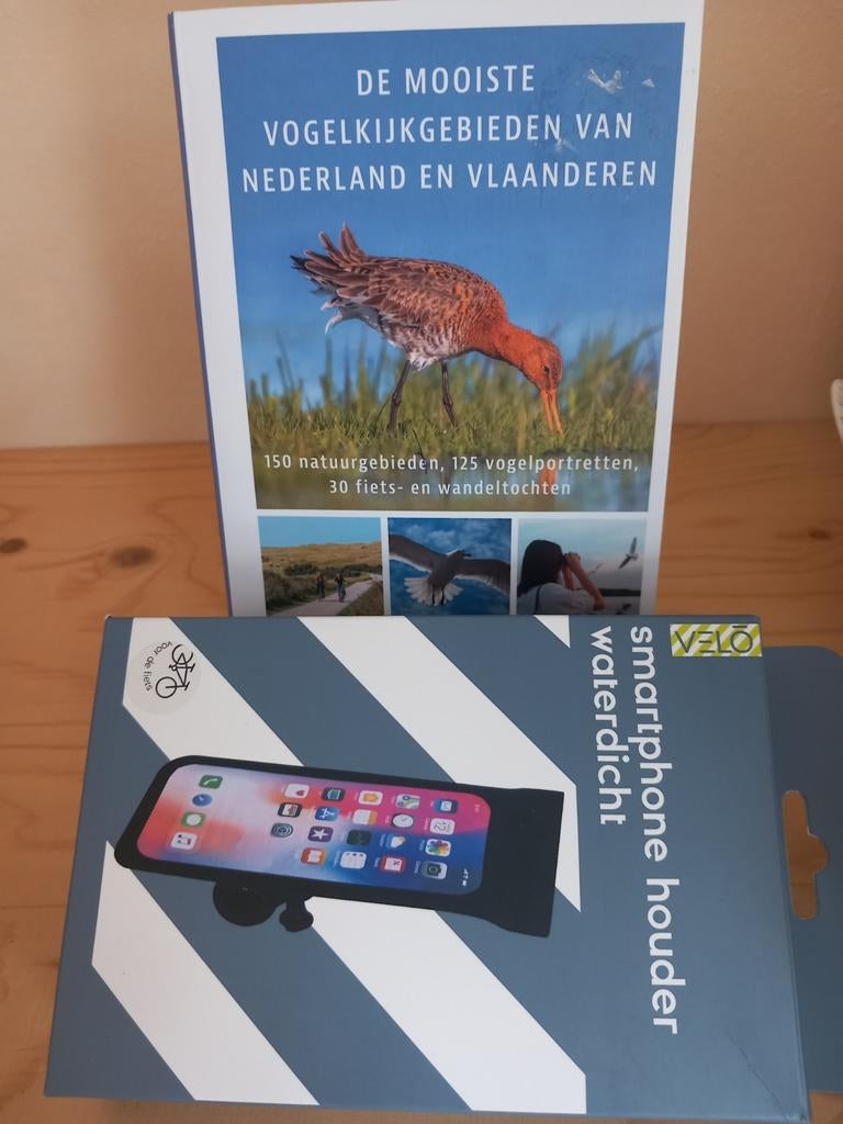 Set boek mooiste vogelkijkgebieden ,en Smartphone houder, Ophalen of Verzenden, Nieuw, Overige typen